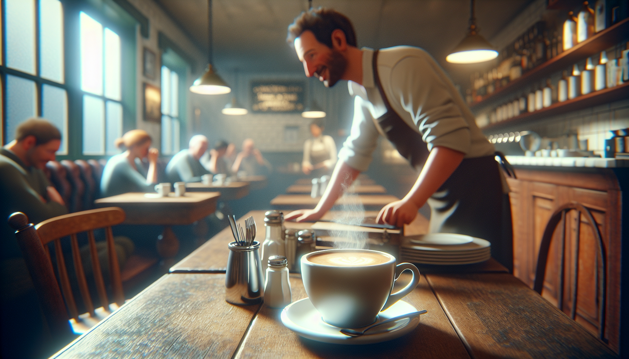 alt_text: A cozy table filled with various opinionated books and a steaming cup of coffee beside them.