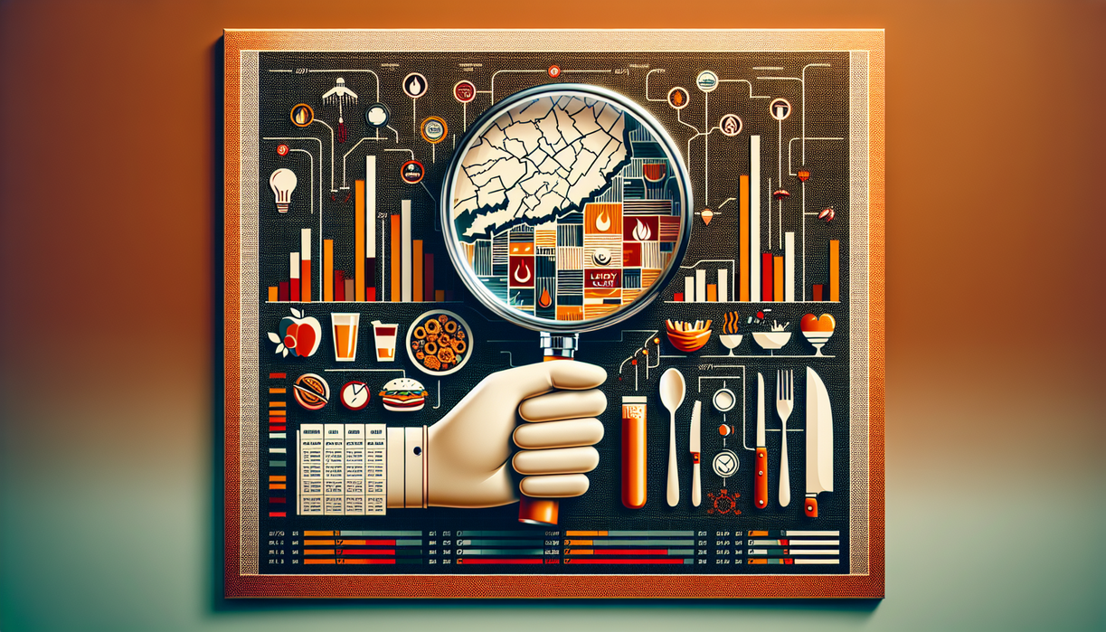 alt_text: "TV report on hidden food risks features a concerned anchor and vivid food imagery."