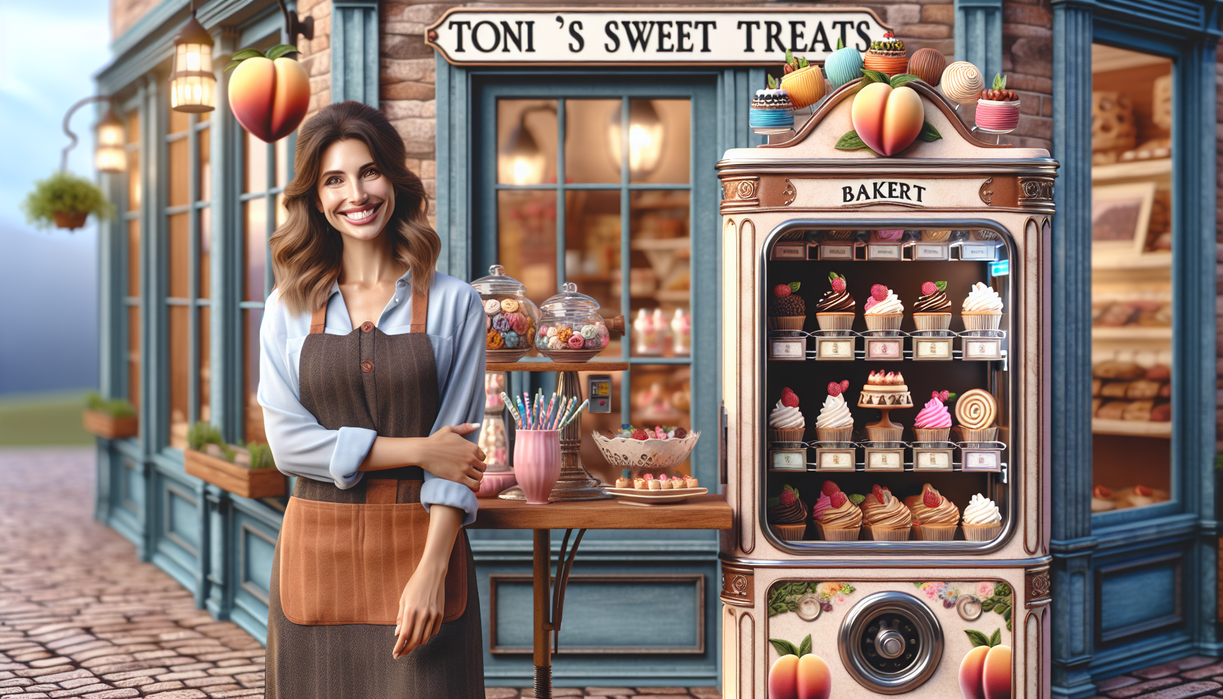 alt_text: Local newspaper highlights the enchanting creations of the renowned Cake Lady Magic.