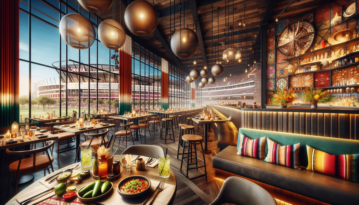 alt_text: "Diners enjoy new Arlington restaurant openings, showcasing vibrant food and lively ambiance."