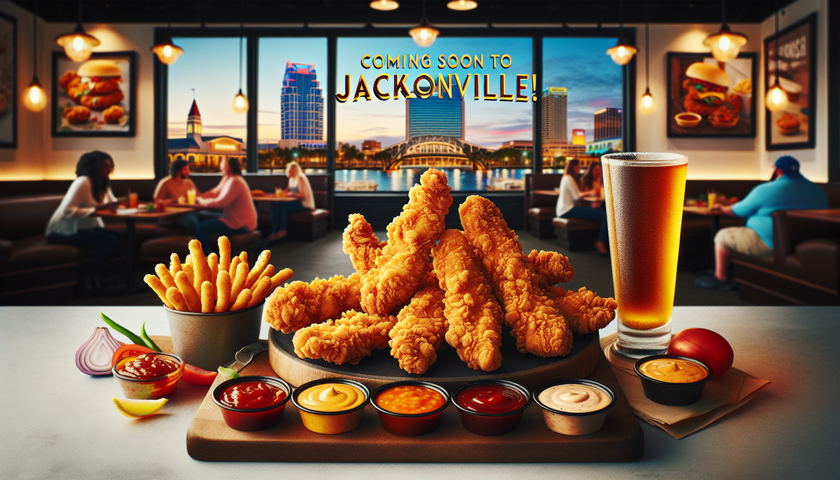 alt_text: "KFC Tenders launch with a Jacksonville-themed promotion featuring city landmarks."