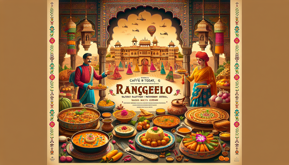 alt_text: Vibrant Rajasthani dancers in traditional attire perform at Crowne Plaza Gurugram.