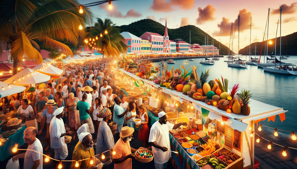 alt_text: "Flavors of the Caribbean displayed elegantly at Saveurs Caraïbes restaurant."