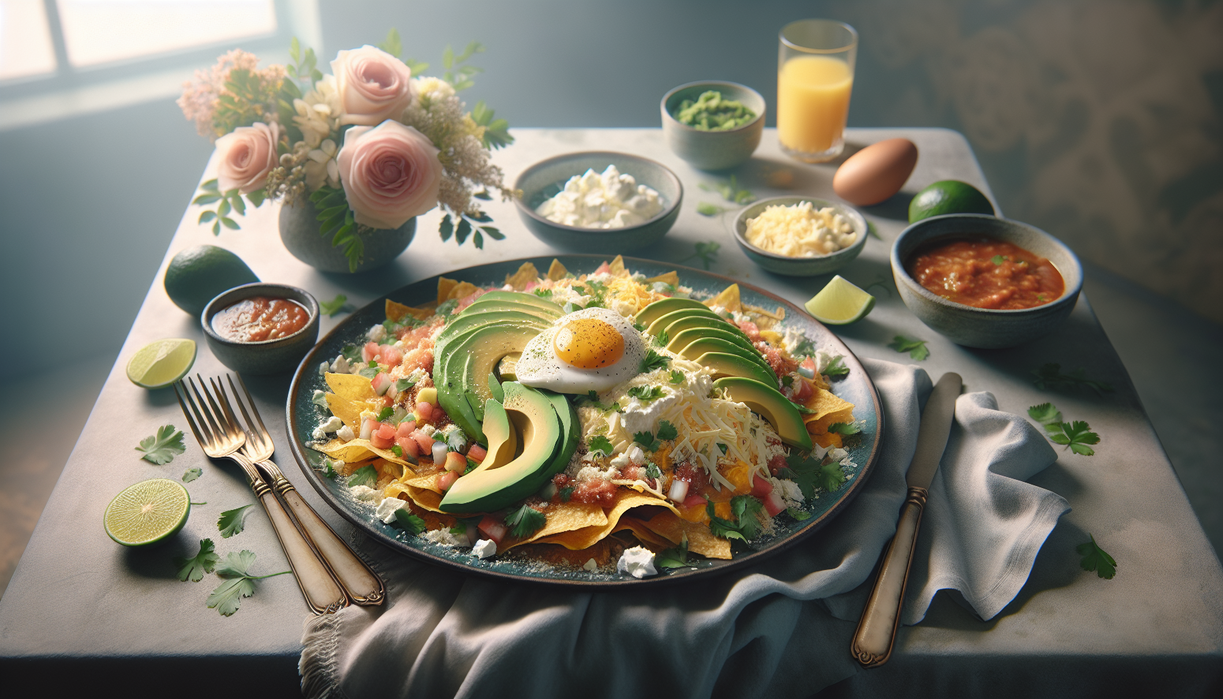 alt_text: Cozy Mexican restaurant with vibrant decor and delicious breakfast on colorful tables.