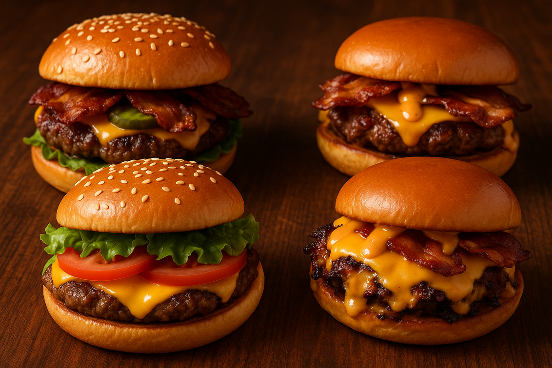 alt_text: A tantalizing burger from New Jersey, perfectly styled for an appetizing visual presentation.