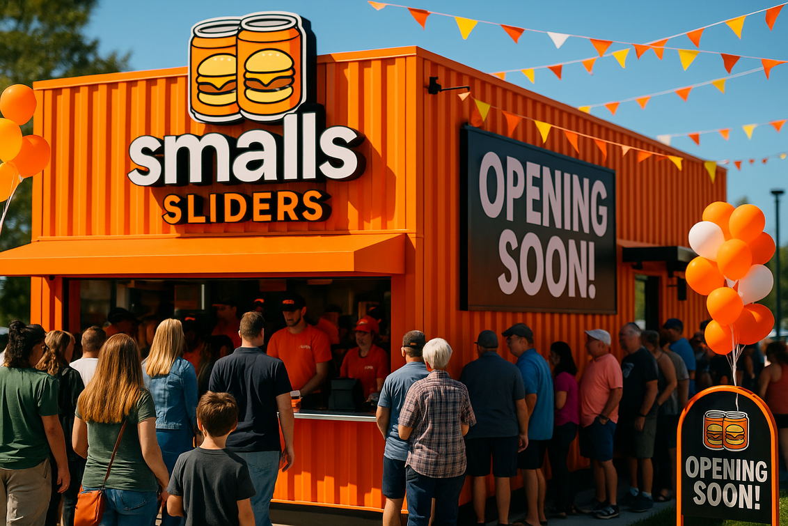 alt_text: "Smalls Sliders opens in St. Johns, offering a fresh take on classic slider burgers."